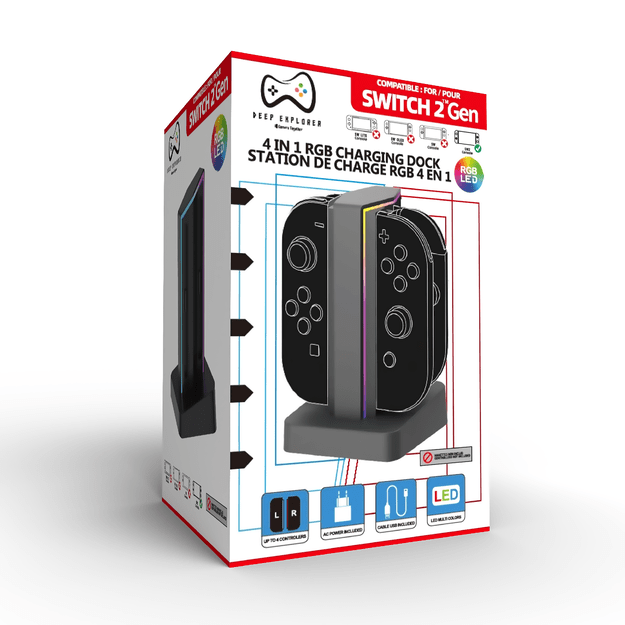 Deep Explorer - 4 In 1 Charging Station 3