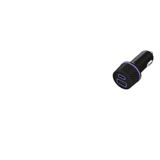 Oniverse Cable Car Charger Adaptor 60W, 1.5 M - Black 1