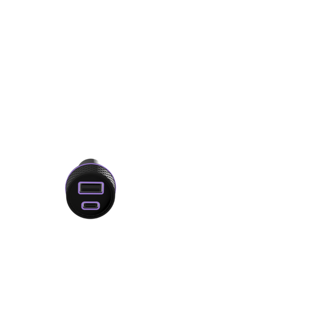 Oniverse Cable Car Charger Adaptor 60W, 1.5 M - Black 3