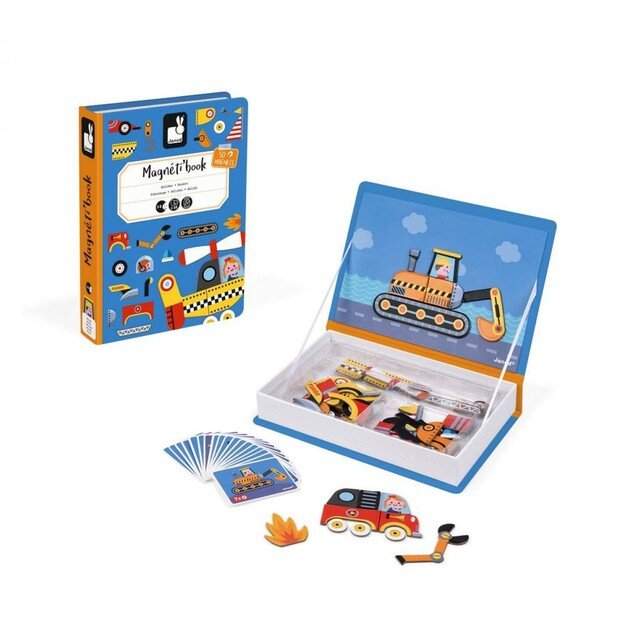 Janod - Magneti'Book - Racers - 50 magnets (LKJ2715)