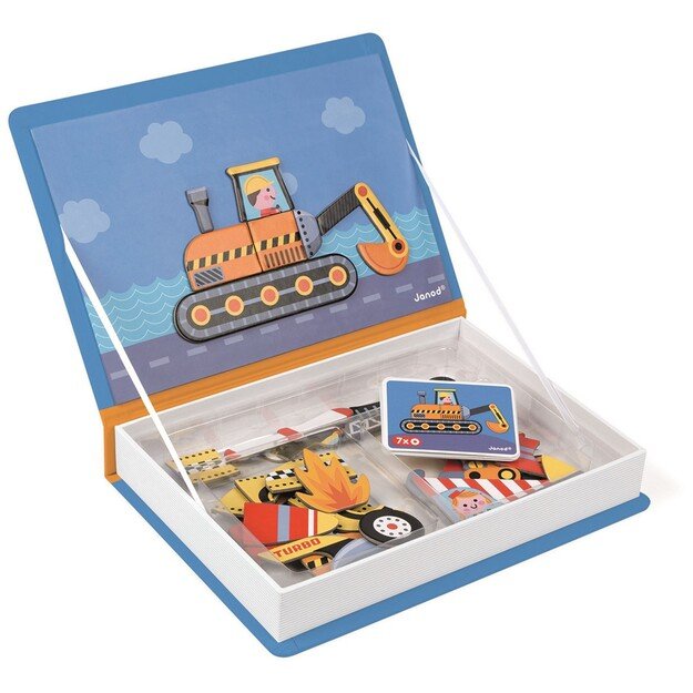 Janod - Magneti'Book - Racers - 50 magnets (LKJ2715)