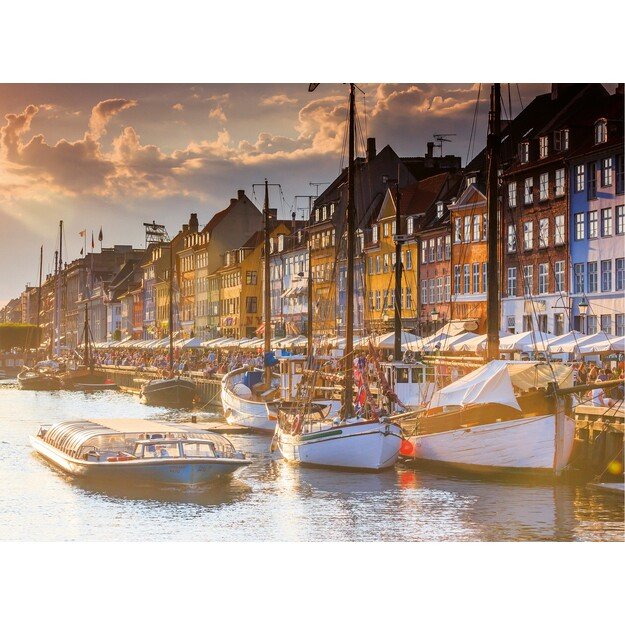 Ravensburger - Puzzle Sunset In Copenhagen 500p (12000846) 1