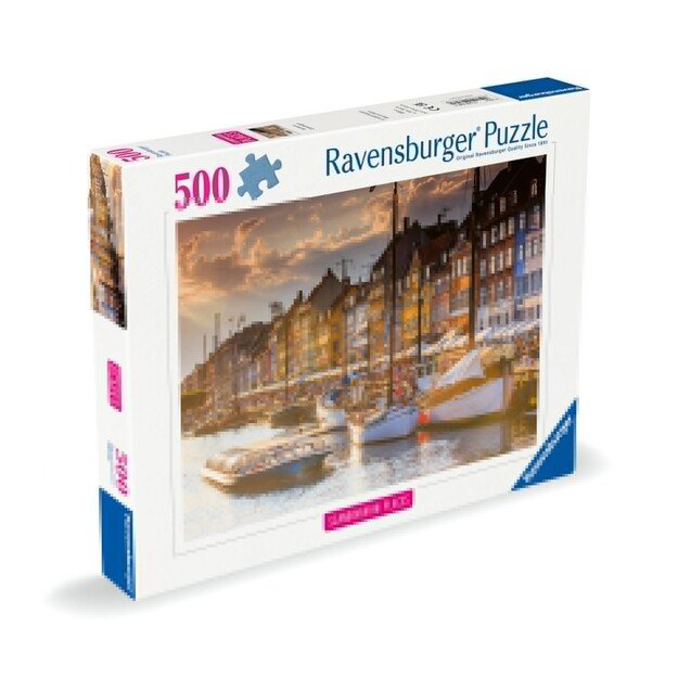 Ravensburger - Puzzle Sunset In Copenhagen 500p (12000846) 2