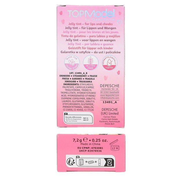 Topmodel - TOPModel Jelly Stick Cheeks & Lips - Pink or Apricot - 7.2 grams 1