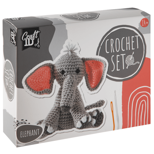 Craft ID - Crochet kit Elephant (CR1733)