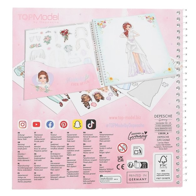 Topmodel - Dress Me Up Stickerbook Wedding 2