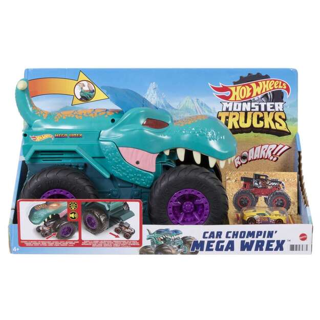 Hot Wheels - Monster Trucks Car Chompin' Mega Wrex (GYL13) 2