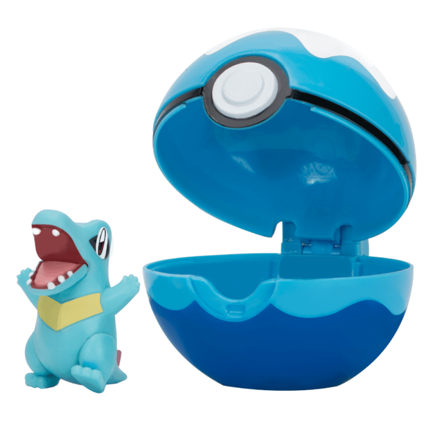Pokemon - Clip'N Go - Totodile & Dive Ball (PKW2651) 1