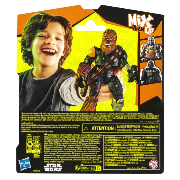 Star Wars - MixMashers Chewbacca Action Figure (G0297) 4