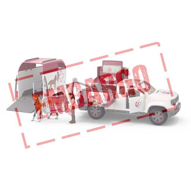 Schleich - Mobile Vet with Trailer - (42704)