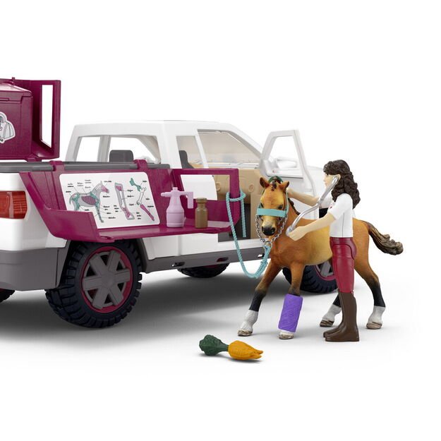 Schleich - Mobile Vet with Trailer - (42704) 5