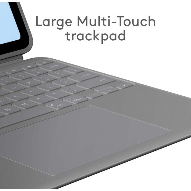 Logitech - Combo Touch for iPad Air 13-inch (M2) - OXFORD GREY - PAN - NORDIC 9