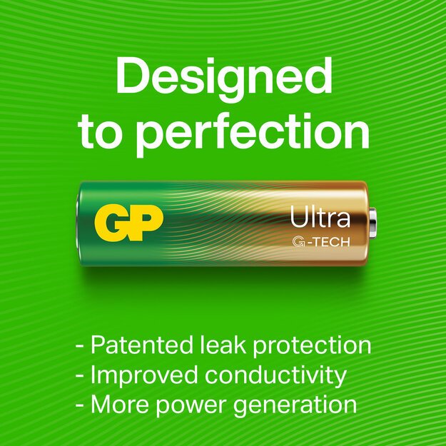 GP - Ultra Alkaline 12xAA + 12xAAA batteries + hand fan 2