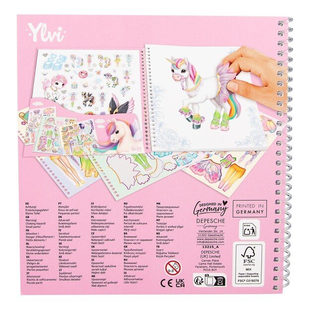 Ylvi - Dress Me Up Stickerbook ( 0413215 )