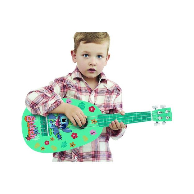 Lexibook - Stitch Wooden Ukulele with nylon cords (21')' (K230D) 6