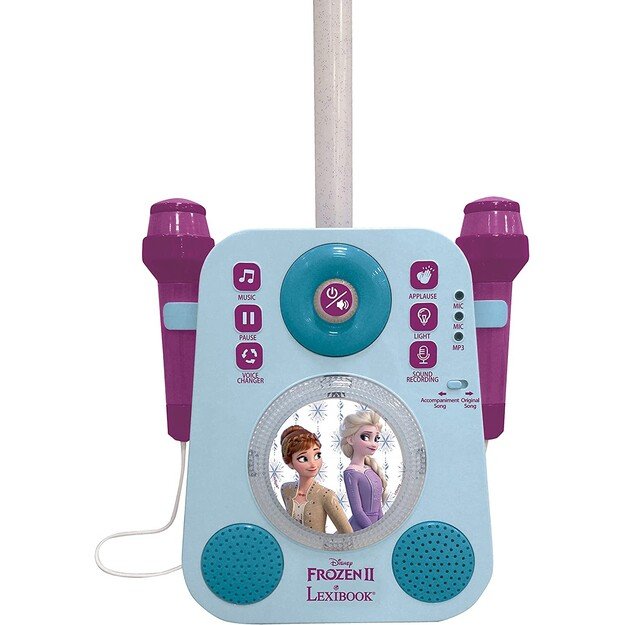 Lexibook - Disney Frozen - Karaoke w. Two Microphones (K140FZ)