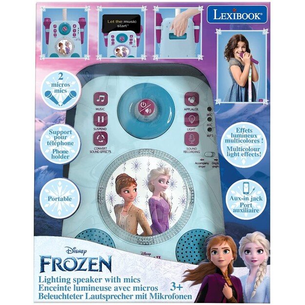 Lexibook - Disney Frozen - Karaoke w. Two Microphones (K140FZ)