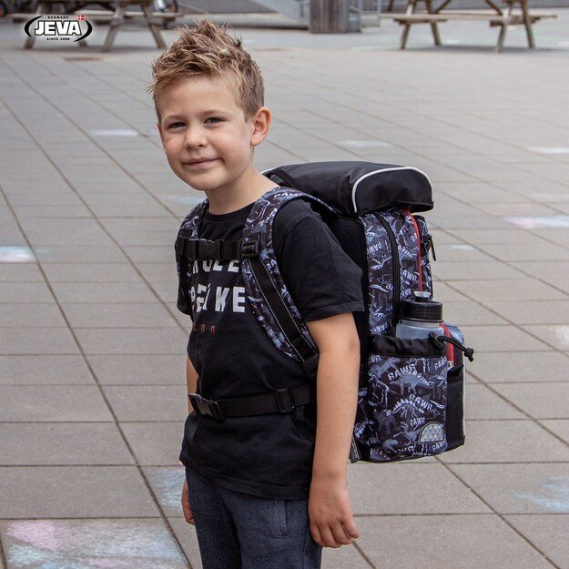 JEVA - Schoolbag (16 + 8 L) - Beginners - Dinosaur Robot (313-61) 1