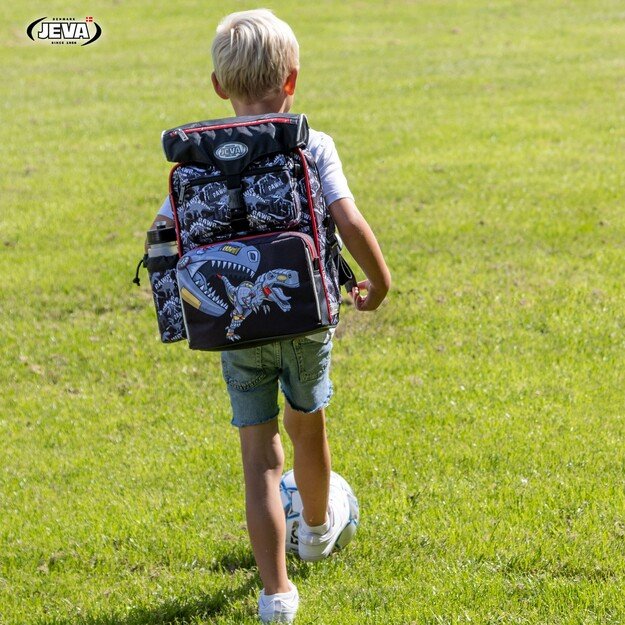 JEVA - Schoolbag (16 + 8 L) - Beginners - Dinosaur Robot (313-61) 2