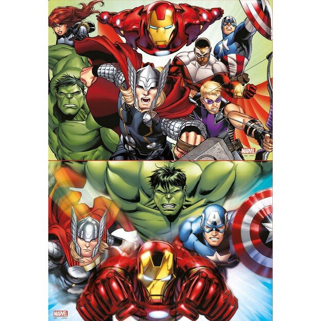 Educa - Puzzle - 2x48 Avengers (80-15932) 1