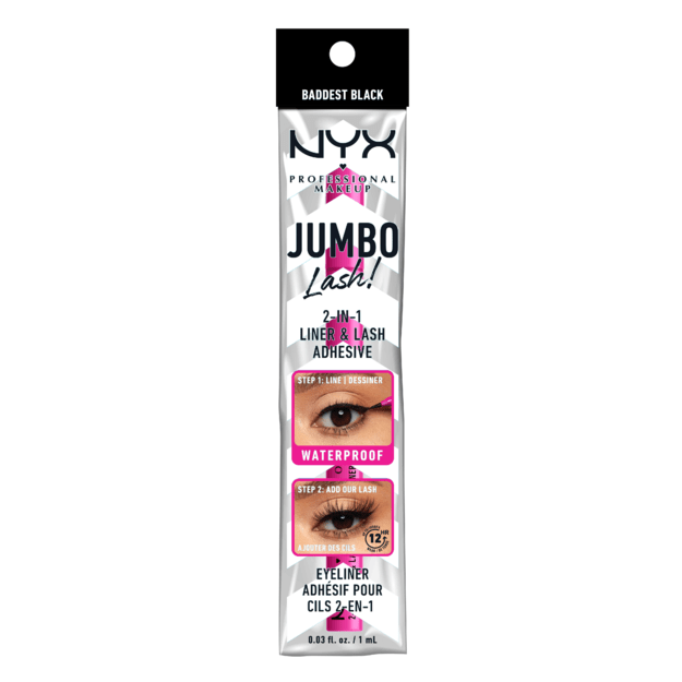 NYX Professional Makeup - Jumbo 2-In-1 Liner & Adhesive - Black