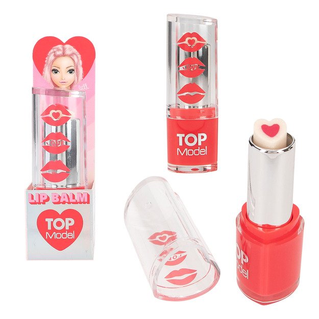 Topmodel - Heart in Heart Lipbalm - Pink, Red - 3.7 grams 1