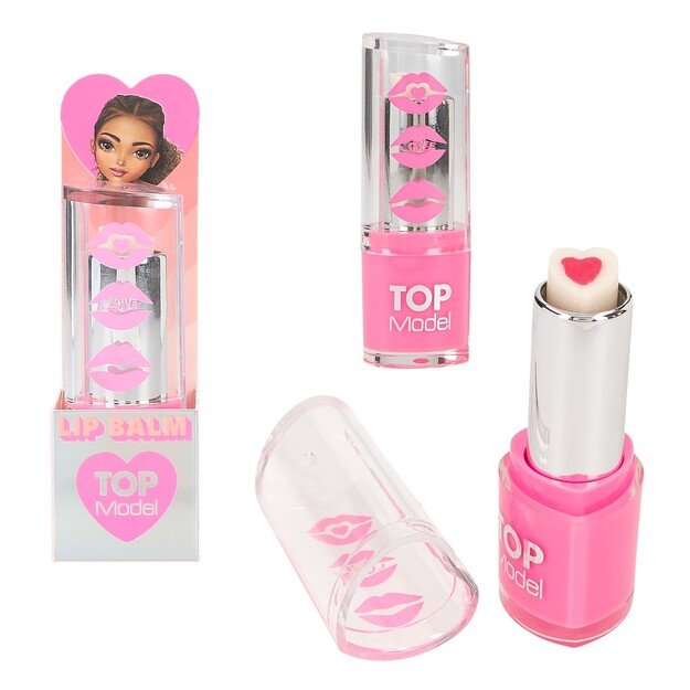 Topmodel - Heart in Heart Lipbalm - Pink, Red - 3.7 grams