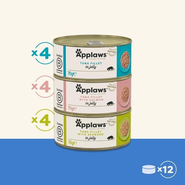 Applaws - Multipack Kitten Variety Jelly Selection - 6x70g