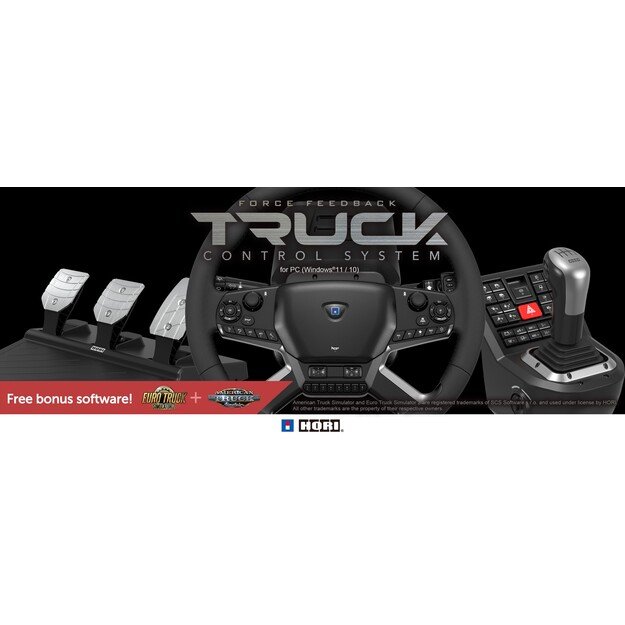 Hori Force Feedback Truck Control System for PC windows 10/11