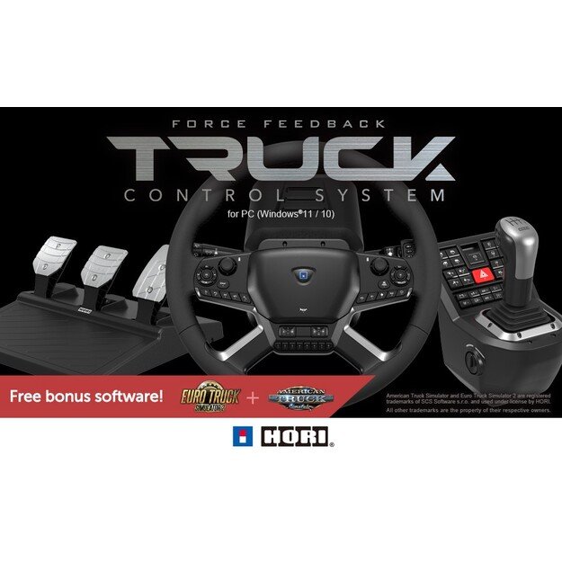 Hori Force Feedback Truck Control System for PC windows 10/11