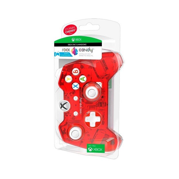PDP Mando con Cable Rock Candy Licencia Oficial Xone Red
