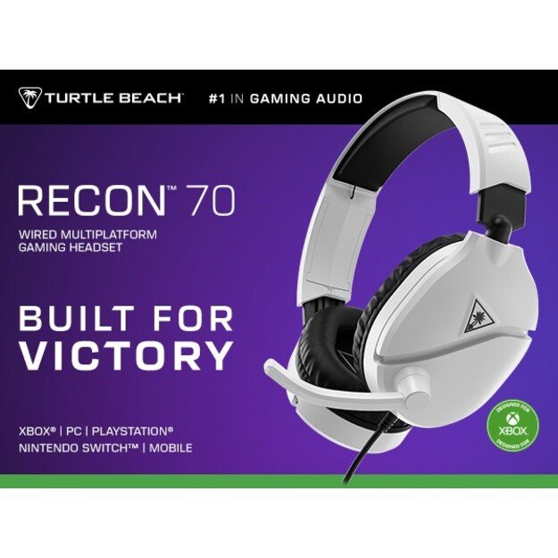 Turtle Beach Recon 70 White (2024) Xbox X Headset