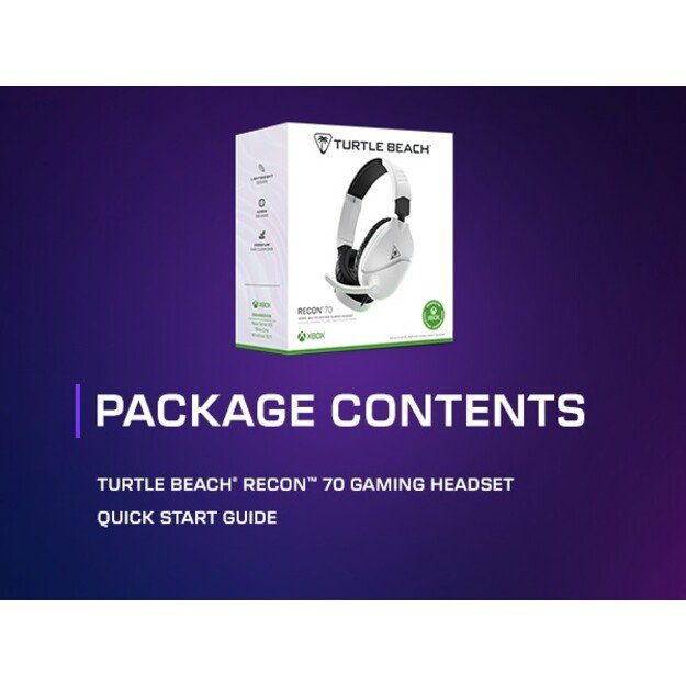 Turtle Beach Recon 70 White (2024) Xbox X Headset