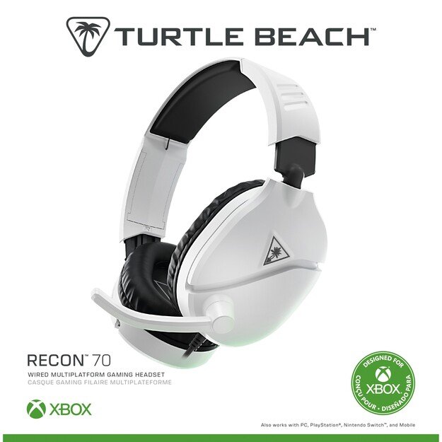 Turtle Beach Recon 70 White (2024) Xbox X Headset