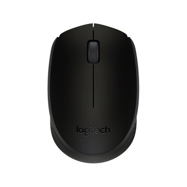 Logitech - M171 RF Wireless Optical 1000DPI Ambidextrous Black