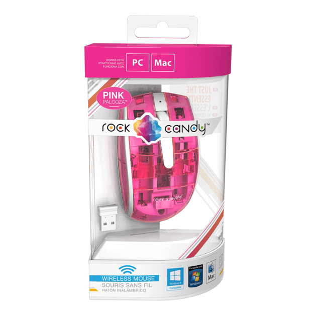 Rock Candy Wireless Mouse -  Pink Palooza