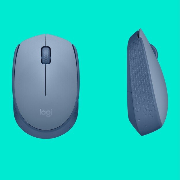 Logitech - M171 Wireless Mouse Blue