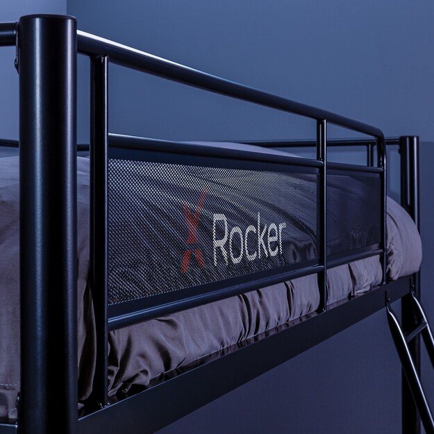 Xrocker Hq High Sleeper Gaming Bed With Desk - Black And Red