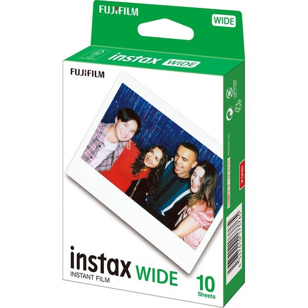Fuji - Instax Link Wide Printer (Gray) + 10 Shot Pack