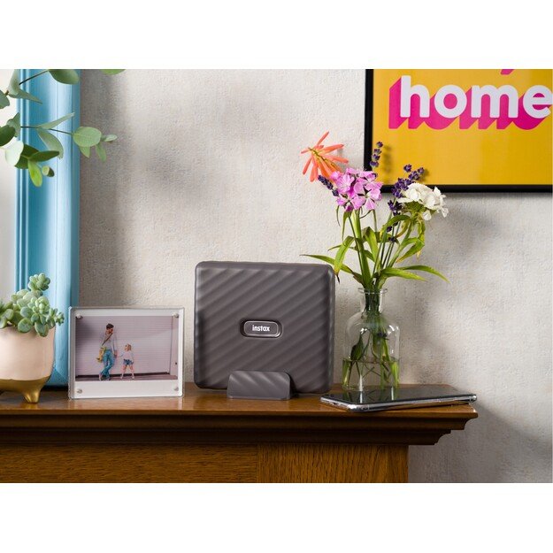 Fuji - Instax Link Wide Printer (Gray) + 10 Shot Pack