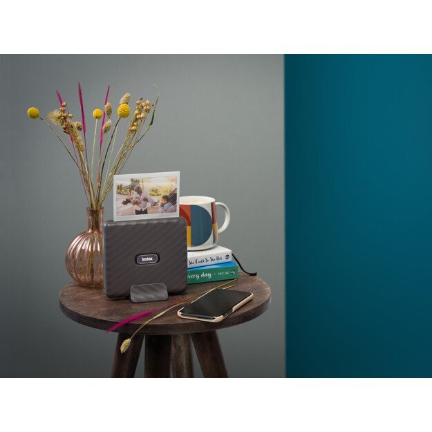 Fuji - Instax Link Wide Printer (Gray) + 10 Shot Pack