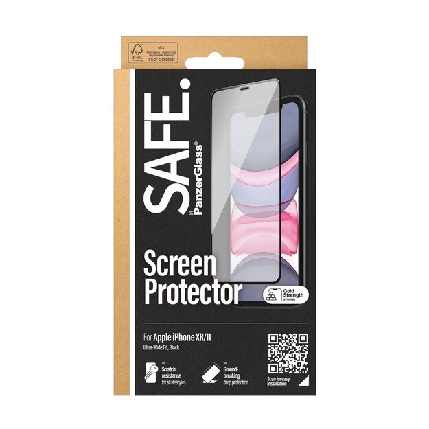 SAFE By PanzerGlass - Screen Protector - Apple iPhone 11/XR - Edge-to-Edge