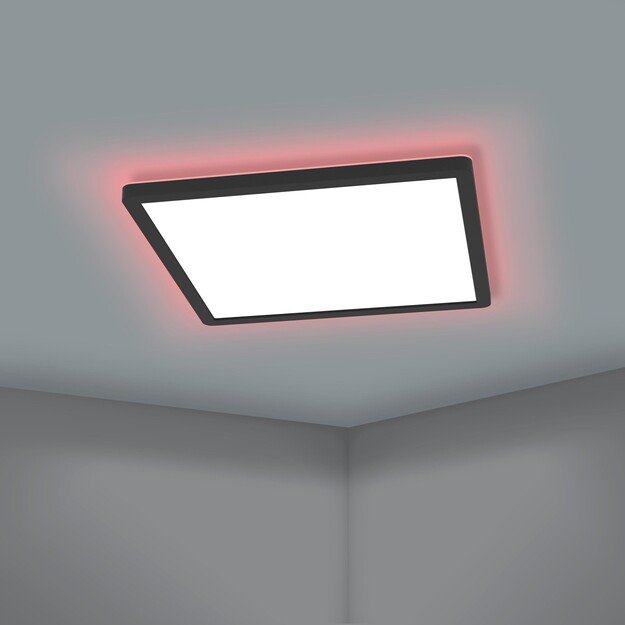 EGLO - Rovito-Z ceiling lamp black 42x42 - RGB + TW - Zigbee, Bluetooth