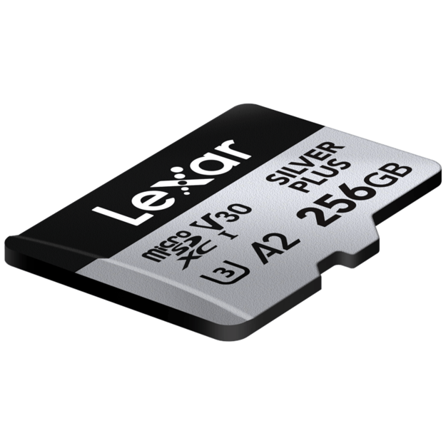 Lexar - microSDXC Professional SILVER Plus UHS-I/U3/A2/4K R205/W150 (V30) - 256GB