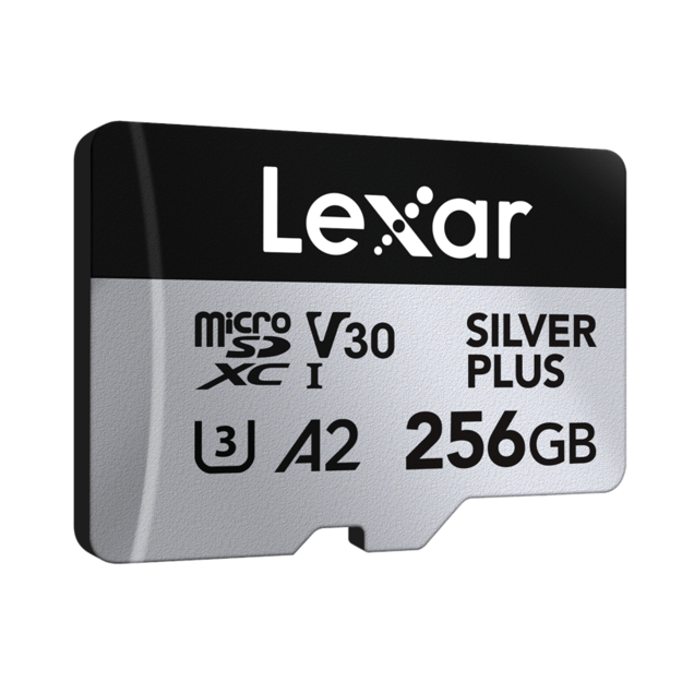 Lexar - microSDXC Professional SILVER Plus UHS-I/U3/A2/4K R205/W150 (V30) - 256GB