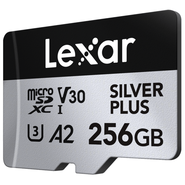 Lexar - microSDXC Professional SILVER Plus UHS-I/U3/A2/4K R205/W150 (V30) - 256GB