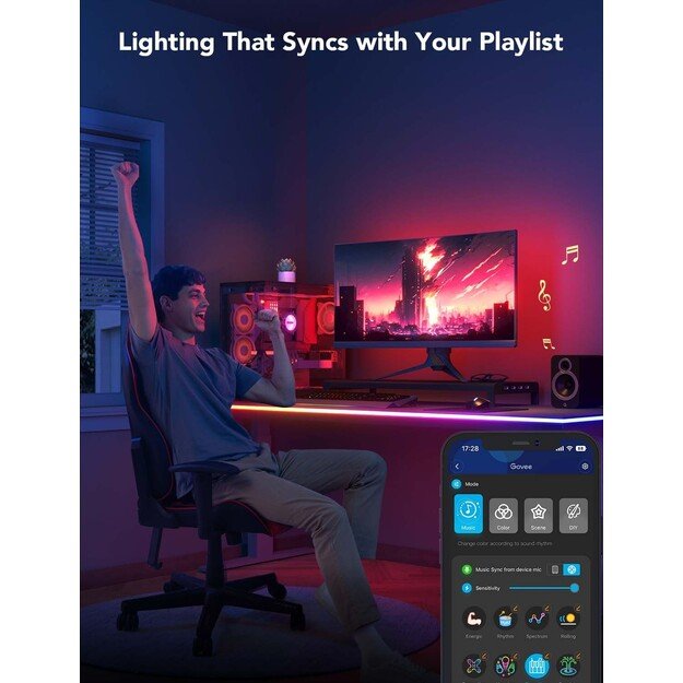 Govee - Neon Gaming Table Light 3m