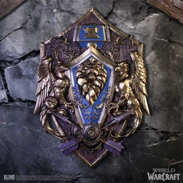 World of Warcraft Alliance Wall Plaque Height 30cm