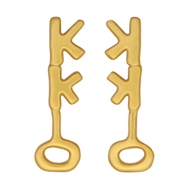 SpongeBob SquarePants 24k Gold Plated Replica Krusty Krab Key 8