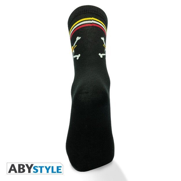 ONE PIECE - Socks - Black - Skull